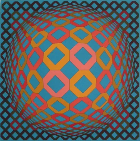 Screenprint Vasarely - Untitled