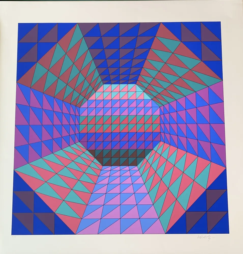 Screenprint Vasarely - Vancouver 7