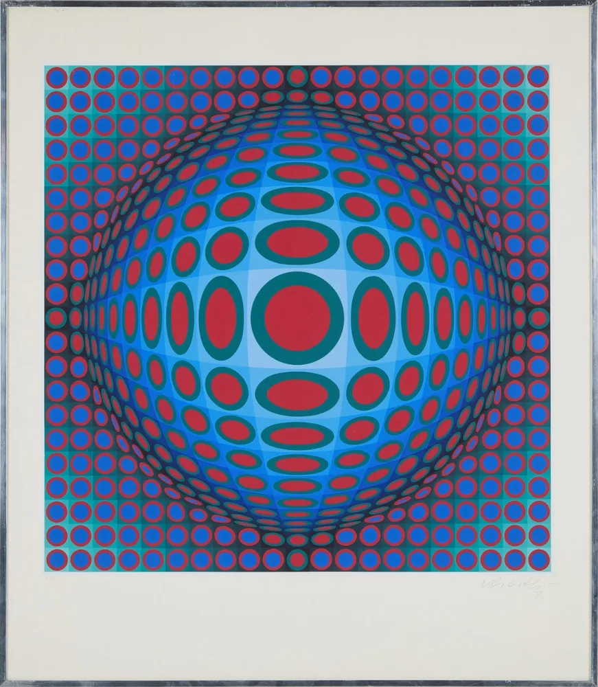 Screenprint Vasarely - Vega 222