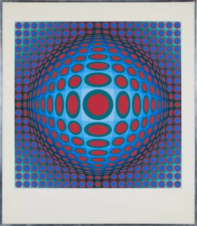 Screenprint Vasarely - Vega 222