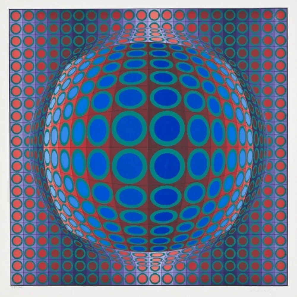 Screenprint Vasarely - Vega