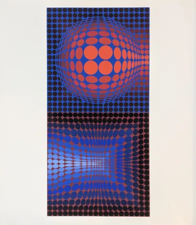 Screenprint Vasarely - Vega Pauk 
