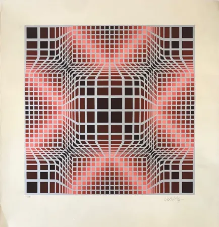 Screenprint Vasarely - Vorosh Arg 