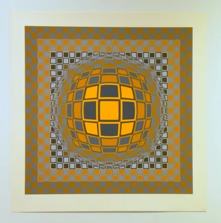 Screenprint Vasarely - Zeng
