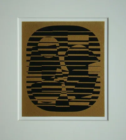 Screenprint Vasarely - Zeta ( after )