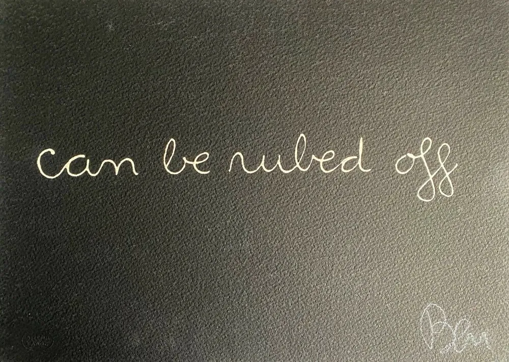 Screenprint Vautier - Can be ruled off