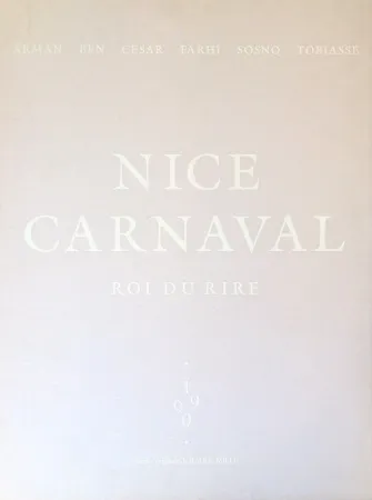 Lithograph Vautier - Carnaval de Nice