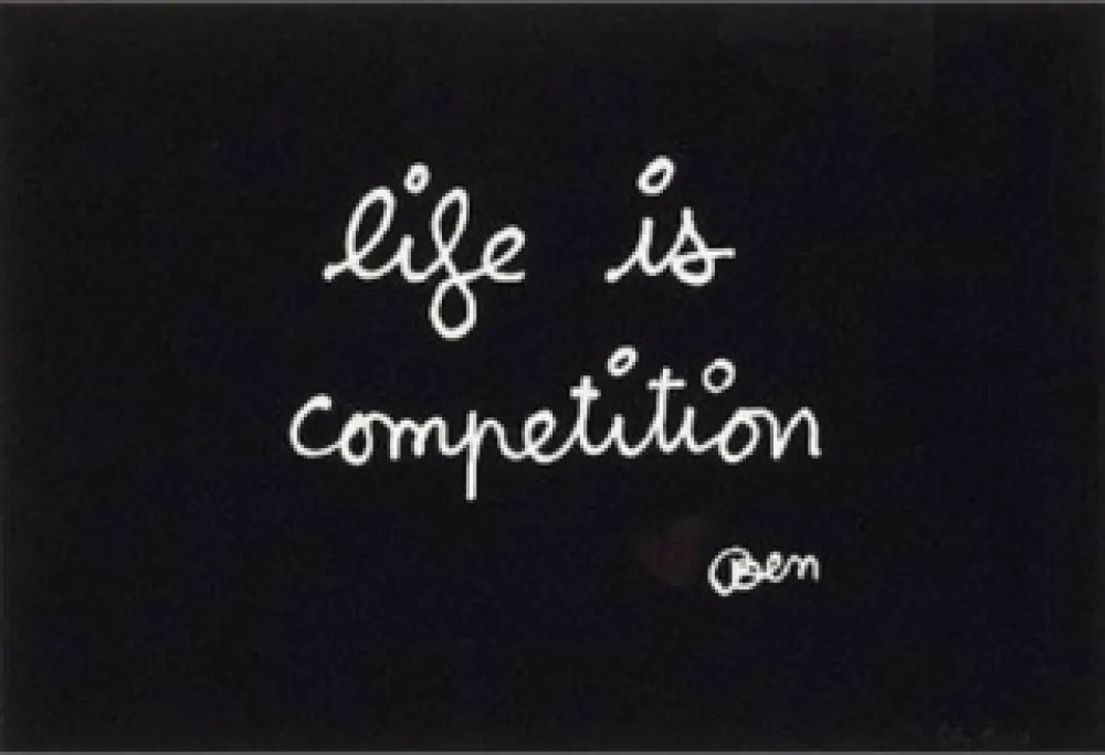 Lithograph Vautier - Composition