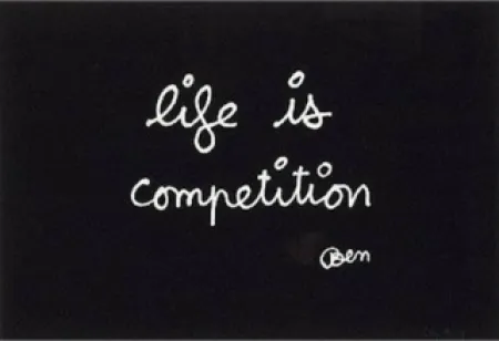 Lithograph Vautier - Composition