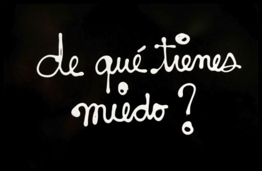 Screenprint Vautier - De qué tienes miedo?