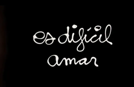 Screenprint Vautier - Es difícil amar