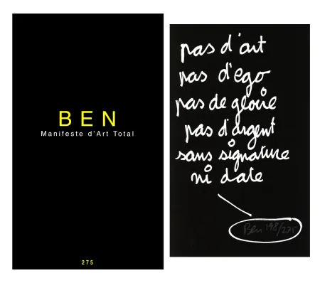 Illustrated Book Vautier - L'art en écrit