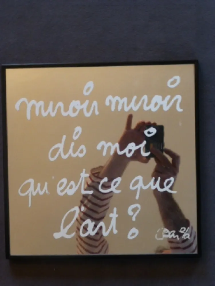 No Technical Vautier - Miroir,miroir dis moi qu'est - ce que l'art ?