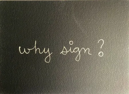 Screenprint Vautier - Why sign?