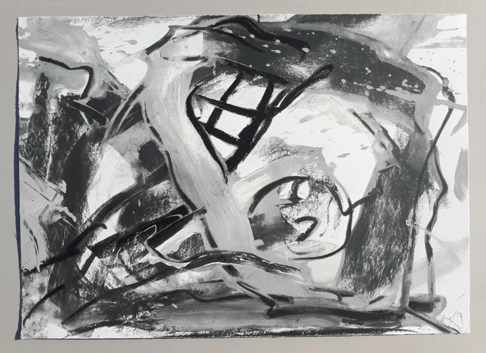 Screenprint Vedova - Composizione