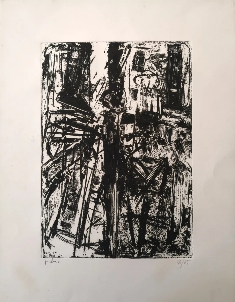 Engraving Vedova - De America II