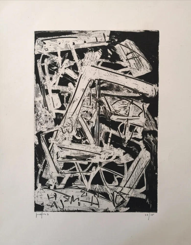 Engraving Vedova - De America V