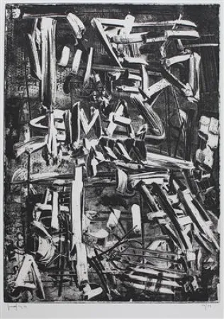 Etching And Aquatint Vedova - Diario 1/3