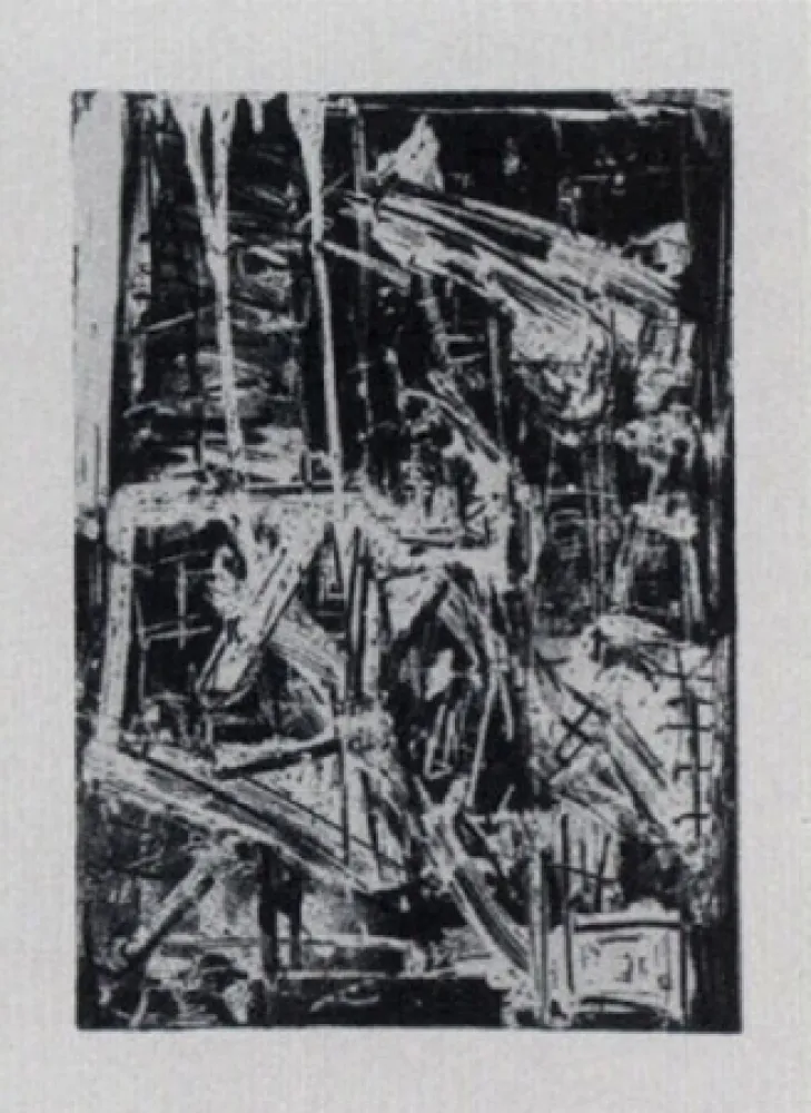 Etching Vedova - Fusilamientos