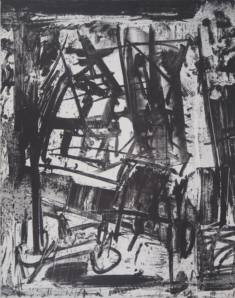 Lithograph Vedova - Il Circulo de Piedra