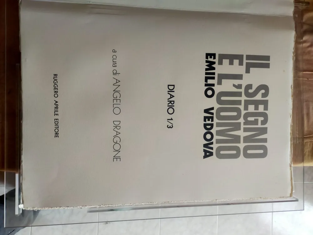 Etching And Aquatint Vedova - Il segno e l'uomo DIARI 1/3 