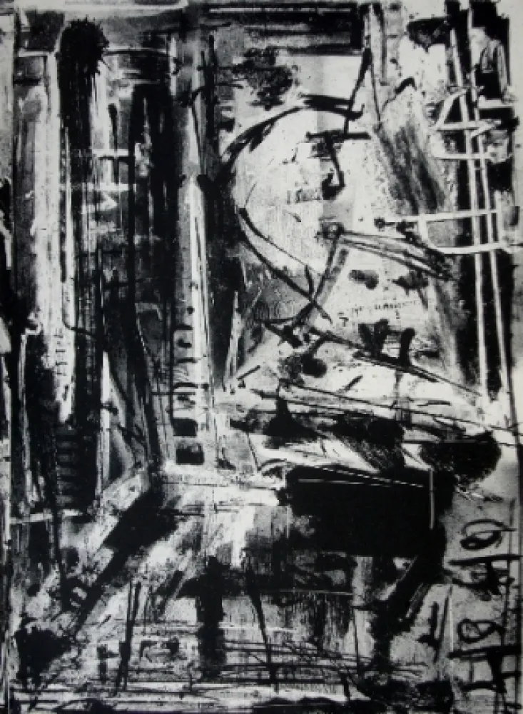 Lithograph Vedova - Immanente 1