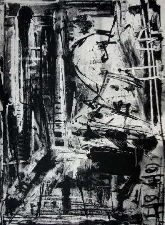 Lithograph Vedova - Immanente 1