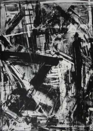 Lithograph Vedova - Immanente 2