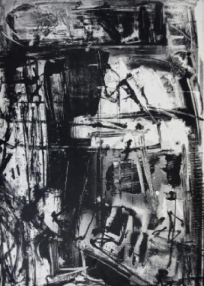 Lithograph Vedova - Immanente 3