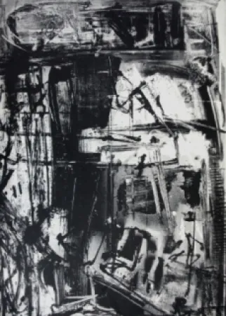 Lithograph Vedova - Immanente 3