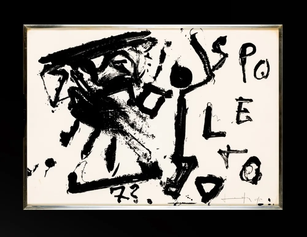 Lithograph Vedova - Spoleto 73