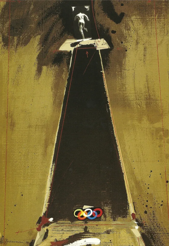 Lithograph Velickovic - JO BARCELONE 1992