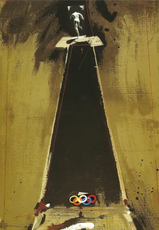 Lithograph Velickovic - JO BARCELONE 1992