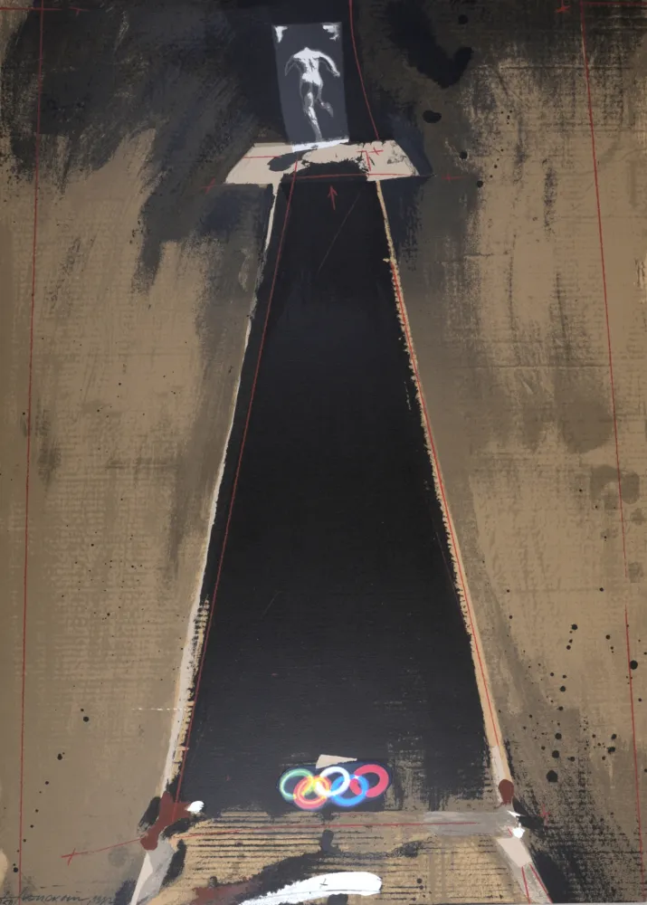 Screenprint Velickovic - Podium