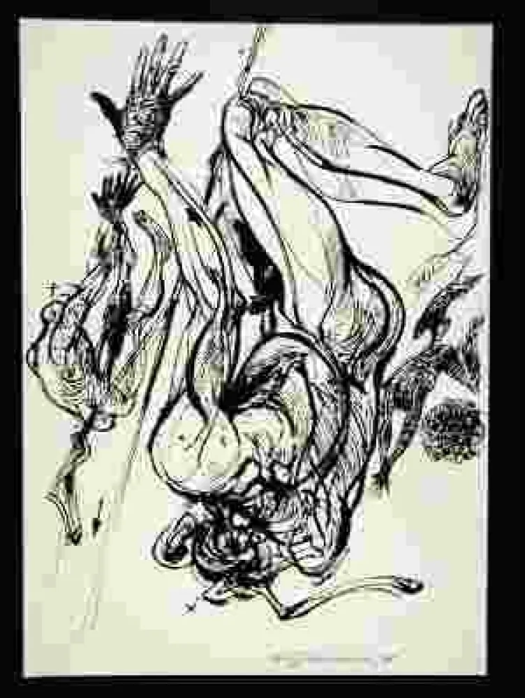 Screenprint Velickovic - Sans titre