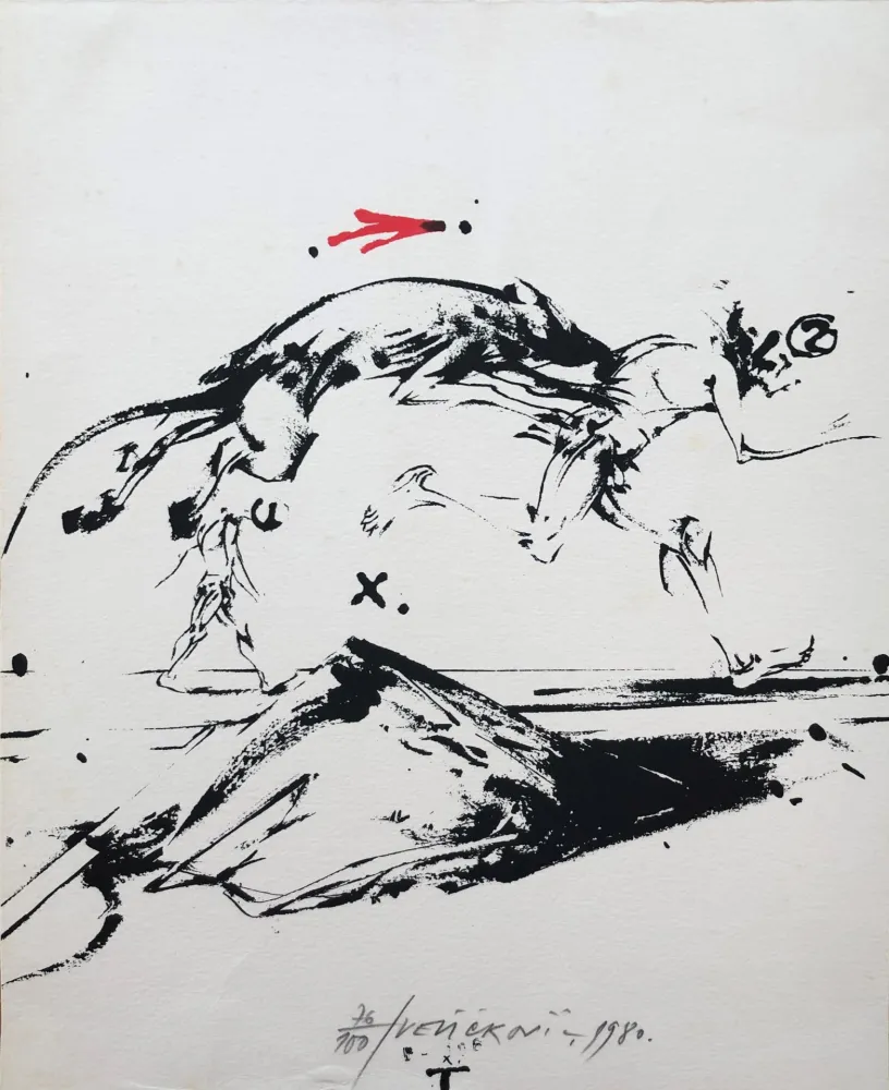 Lithograph Velickovic - Sans titre