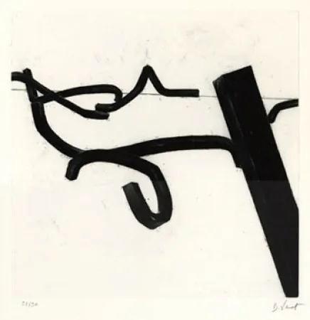 Etching Venet - LIGNES INDETERMINEES