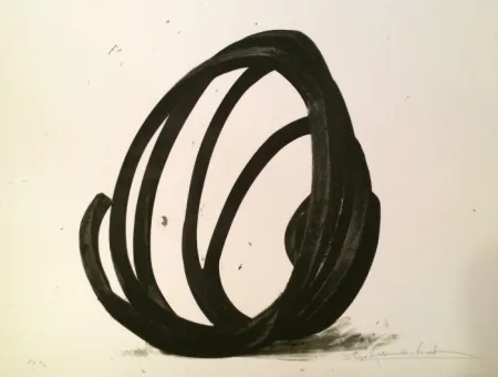 Screenprint Venet - Undetermined Line