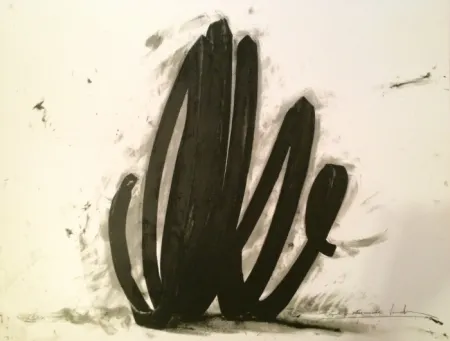 Screenprint Venet - Undetermined Line