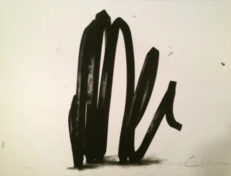 Screenprint Venet - Undetermined Line