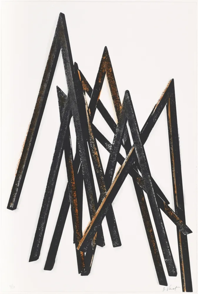 Screenprint Venet - Untitled I (Angels)