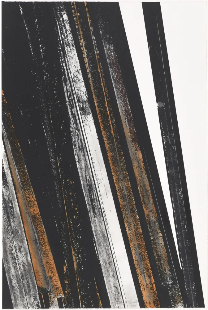 Screenprint Venet - Untitled II (Lignes droites)