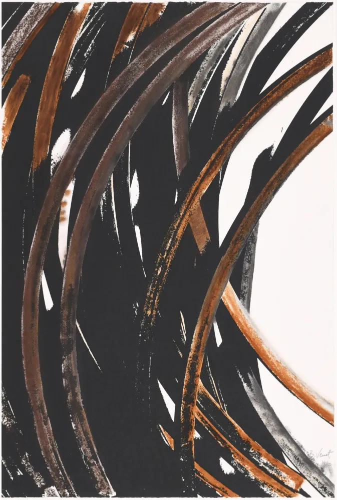 Screenprint Venet - Untitled V (Arcs)