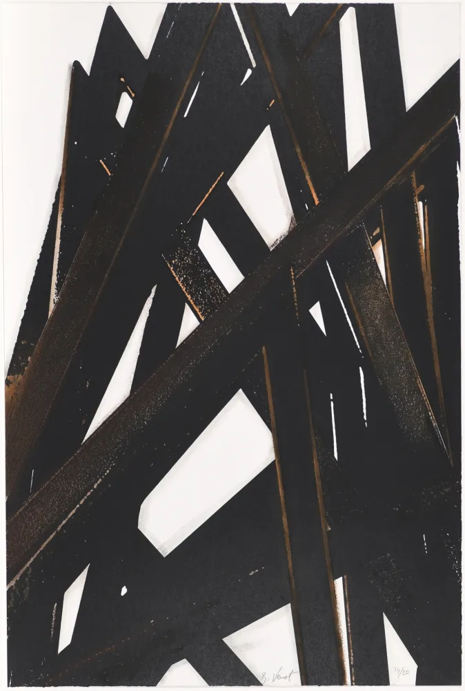 Screenprint Venet - Untitled VIII (Angles)