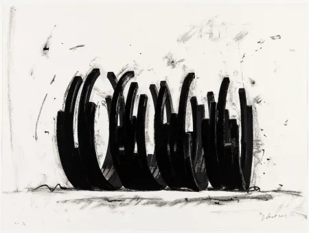 Screenprint Venet - Variations on the Arc 03