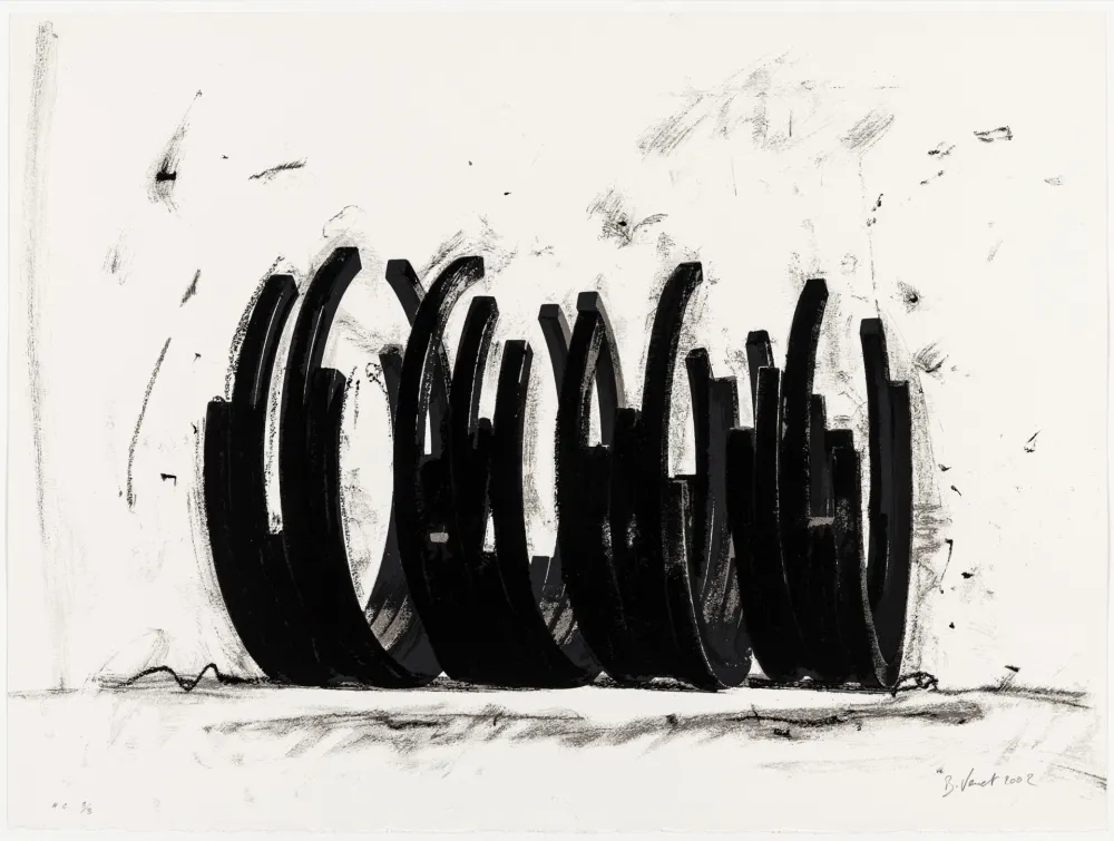 Screenprint Venet - Variations on the Arc 03