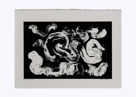 Screenprint Verdier - Etude de la coiffe de Margareta ou la pensée labyrinthique