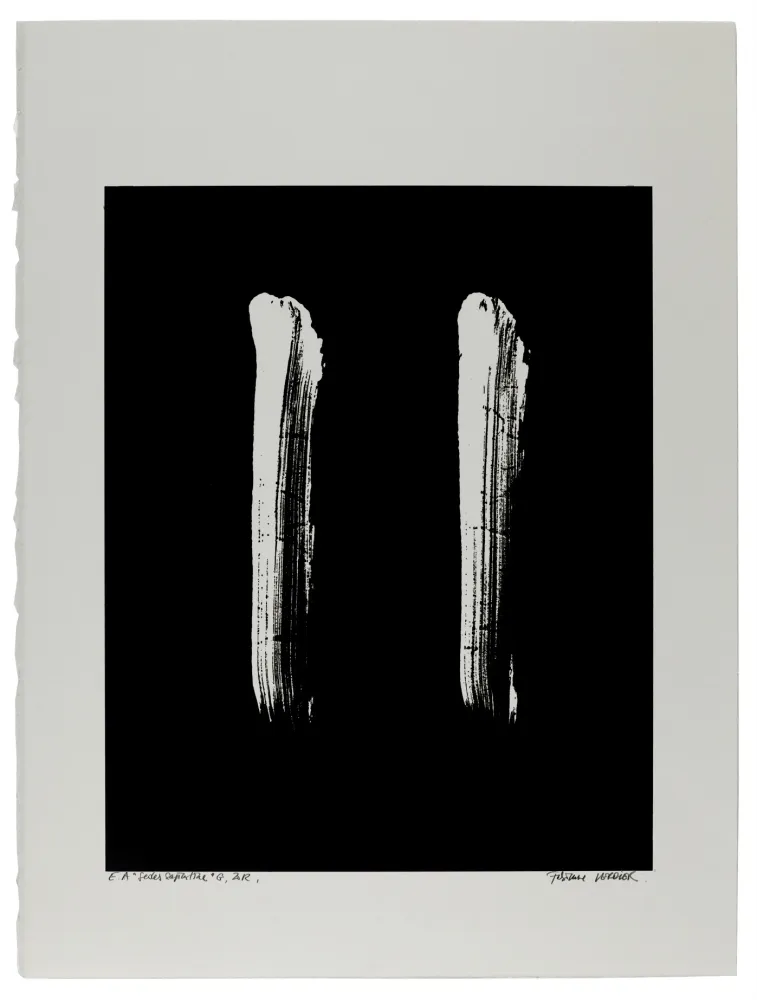 Screenprint Verdier - Etude du sedes sapientiae, étude n°6