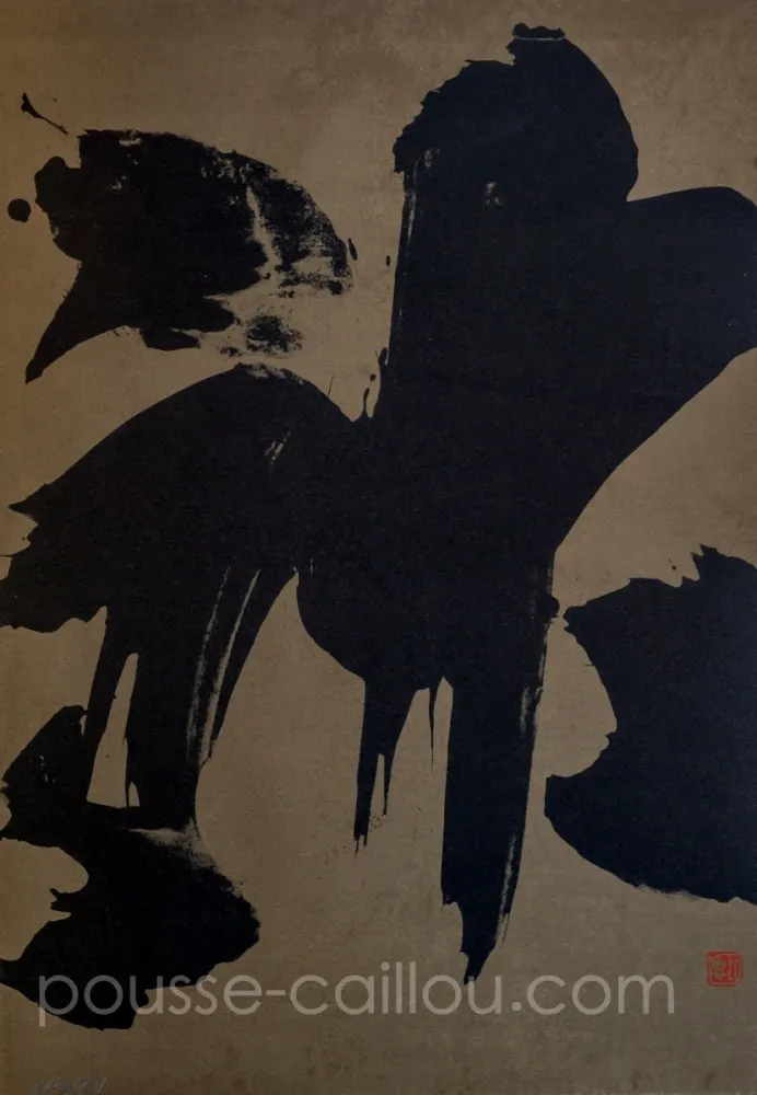 Lithograph Verdier - Idéogramme