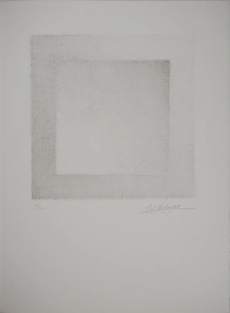 Lithograph Verheyen - Carrés 